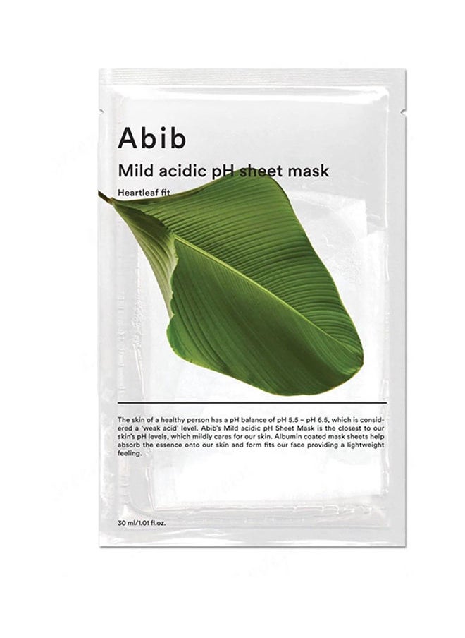 abib قناع ورقي خفيف حمضي من Heartleaf Fit  - Image 1