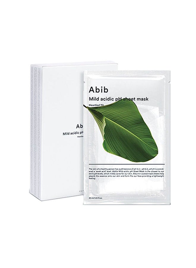 abib قناع ورقي خفيف حمضي من Heartleaf Fit  - Image 2
