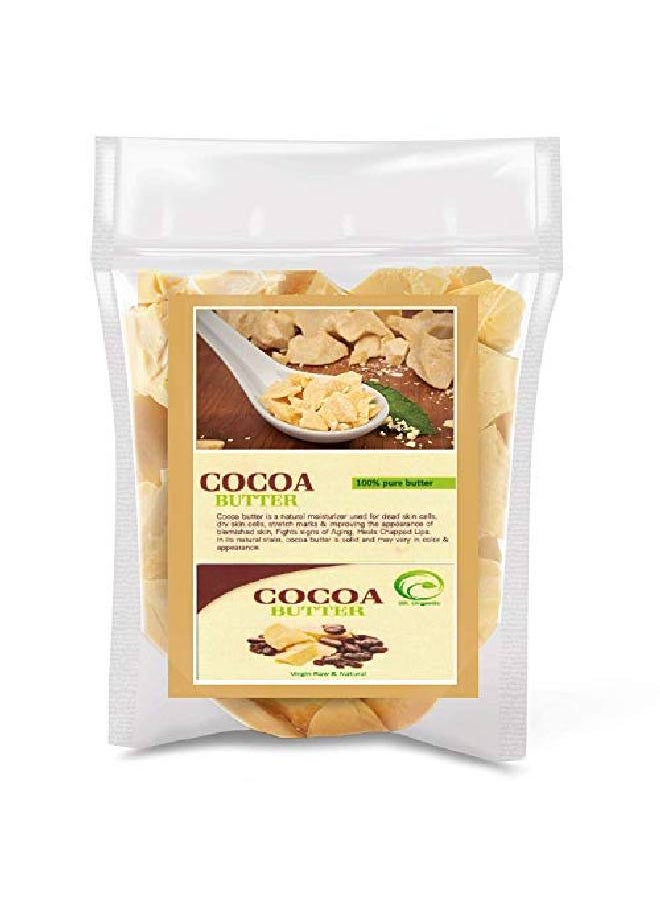 SK ORGANIC Natural Cocoa Butter For Beauty And Cosmetic The Best Skin Care (400 Gm)  - Image 1