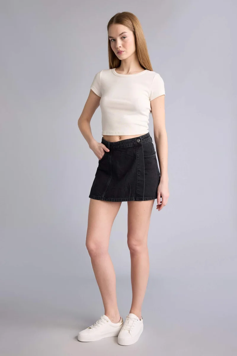 DeFacto Denim Normal Waist Shorts