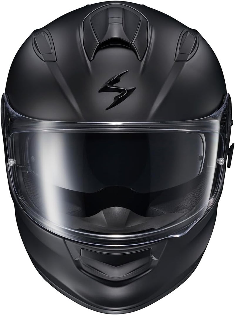 ScorpionEXO Ryzer Full Face Motorcycle Helmet - Matte Black, Medium - Image 4