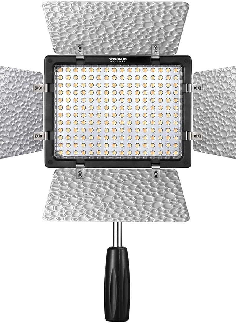 YONGNUO YONGNUO YN160 III LED Video Light – 192 LEDs, Adjustable Brightness, Dual Color Temperature Plates  - Image 1