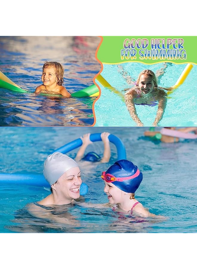 HAIZID Pack Of 4Pcs Of Swimming Noodles For Swim Support Swimming Learning Training Aid Water Floating Water Sports And Pool Fun Swimming Pool Noodle Swimming Stick Suitable For Kids And Adults - Image 2