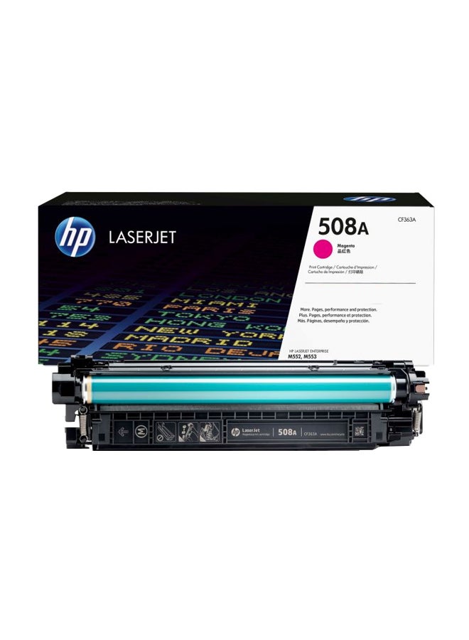 HP خرطوشة مسحوق حبر لطابعة ليزر جيت 508A أرجواني - Image 1