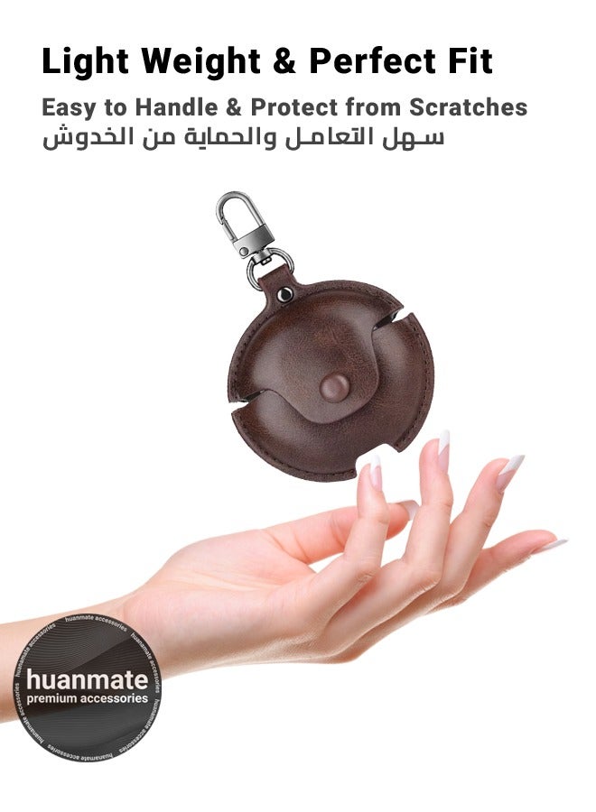 huanmate Huawei FreeBuds 6i Shockproof Protection Case Cover - Dark Brown - Lightweight, Stylish Design, Accurate Cut-outs - Easy to Install & Remove - Durable Shield for Your Huawei FreeBuds 6i - Image 3