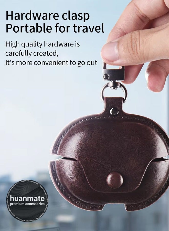 huanmate Huawei FreeBuds 6i Shockproof Protection Case Cover - Dark Brown - Lightweight, Stylish Design, Accurate Cut-outs - Easy to Install & Remove - Durable Shield for Your Huawei FreeBuds 6i - Image 5