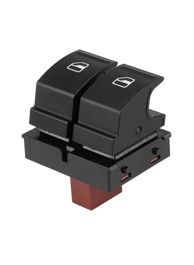 Black Power Window Switch For Skoda Fabia 2 Octavia 1Z Roomster Ergonomic Design Easy Installation - Image 1