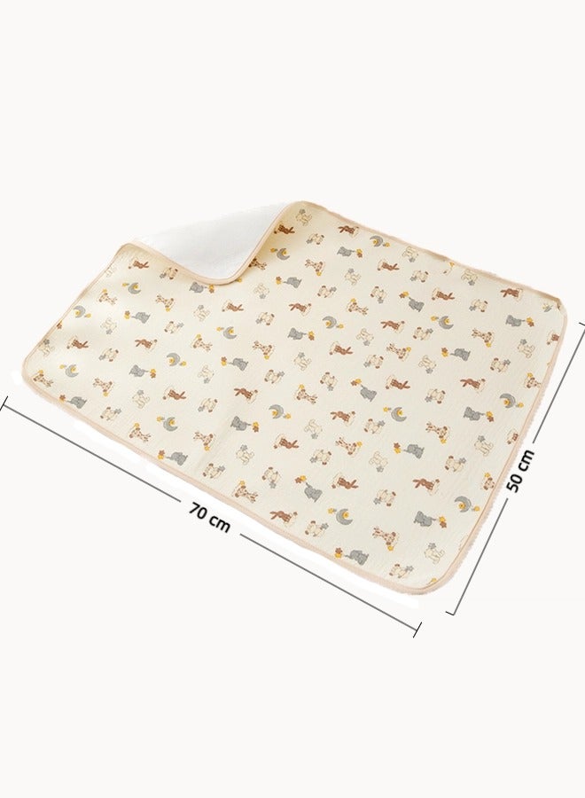 Aissiora 50x70cm Baby Waterproof Bed Pad Baby urine-proof mattress Baby washable urine pad Female menstrual mattress Anti-side leakage menstrual mattress Reusable incontinence pad For babies/adults/pets  - Image 2