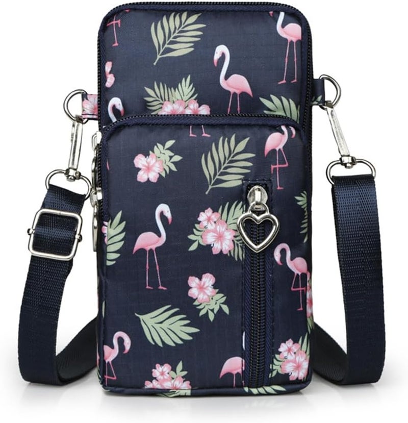 JANKS Small Crossbody Bag for Women - Mini Phone Purses with Crossbody Strap and Wallet - Nylon Arm Bag - Image 1