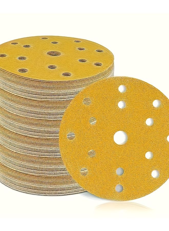 20 قطعة 180 حبيبة 6 بوصة 150 ملم مجموعة وسادات سنفرة وتلميع ذاتية اللصق للسيارة - Image 3