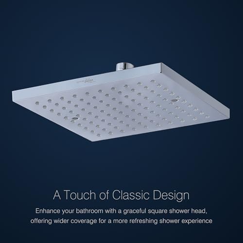 Hindware Italian Collection F160217CP Classical Air Function Overhead Shower for Bathroom | 200mm - Square Shape | Made of ABS | Works in 0.5-3.0 Bar Pressure | ARM NOT INCLUDED - Image 3
