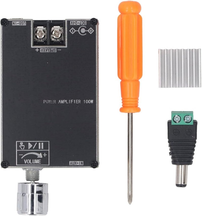 Single Channel 100W Amplifier Module Board with AUX USB Input Power Supply - Image 5