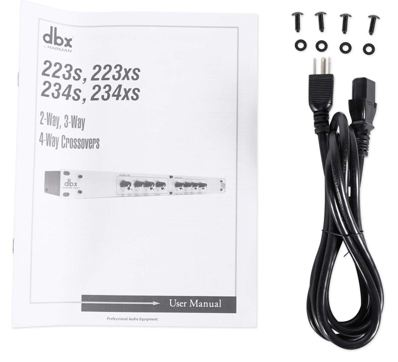 dbx 234xs Stereo 2-Way, Mono 4-Way Crossover with XLR Connectors - Image 5