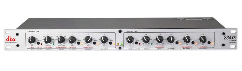 dbx 234xs Stereo 2-Way, Mono 4-Way Crossover with XLR Connectors - Image 1