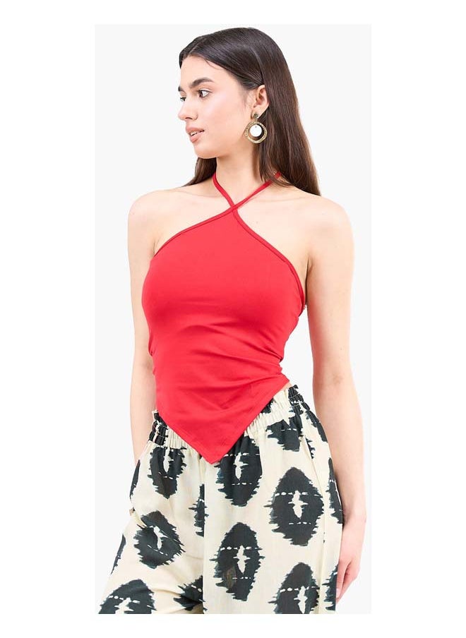 Clue Backless Halter Neck Top  - Image 2