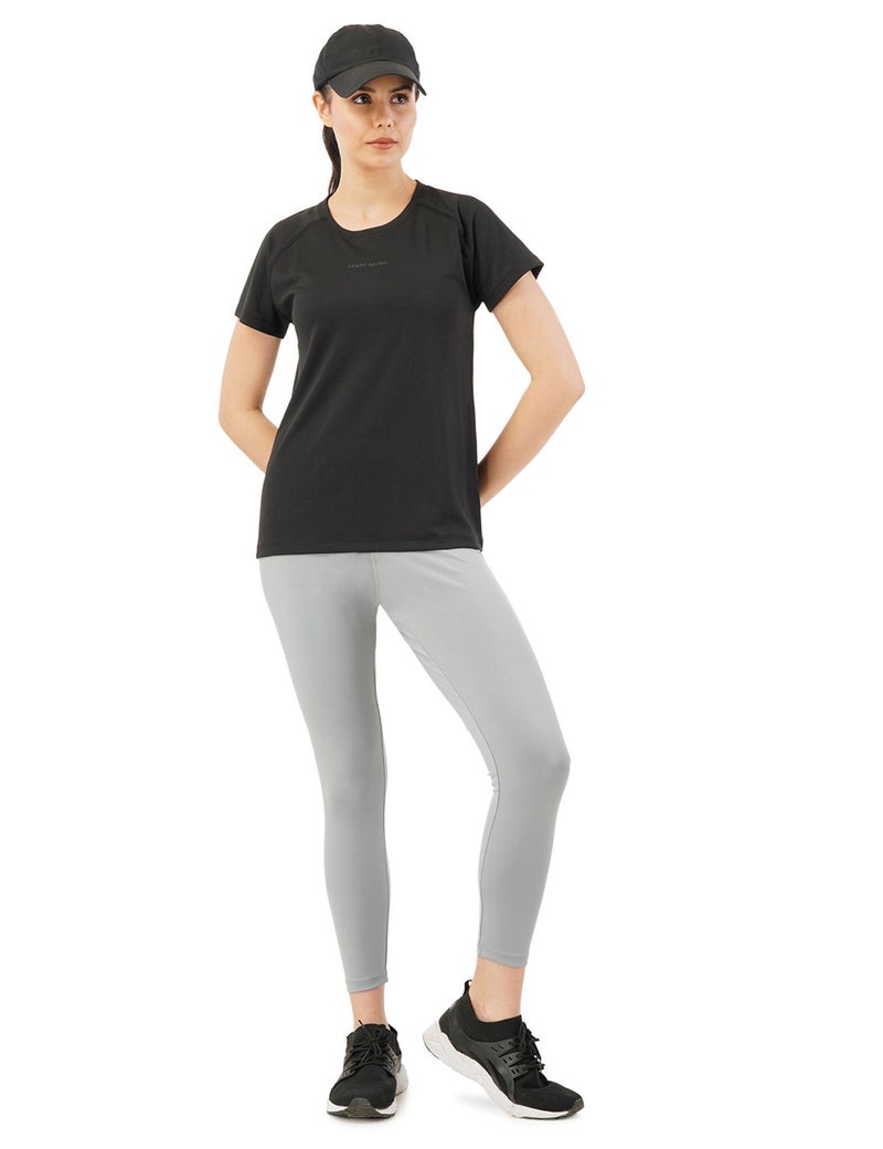 pump'd Women Lightweight Soft Fabric T-Shirt with Odour Control, Soft Seams, Snug Fit u0026 UV Protection - Image 4