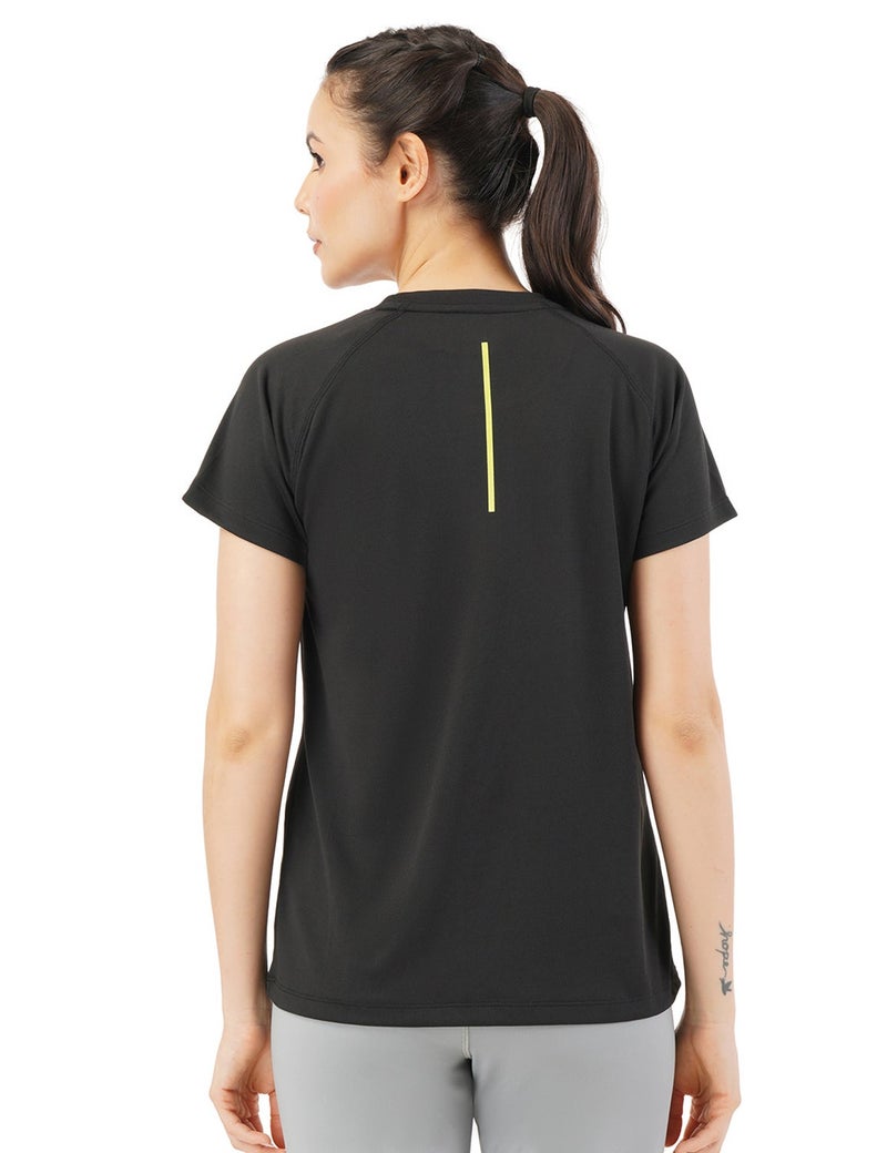 pump'd Women Lightweight Soft Fabric T-Shirt with Odour Control, Soft Seams, Snug Fit u0026 UV Protection - Image 2