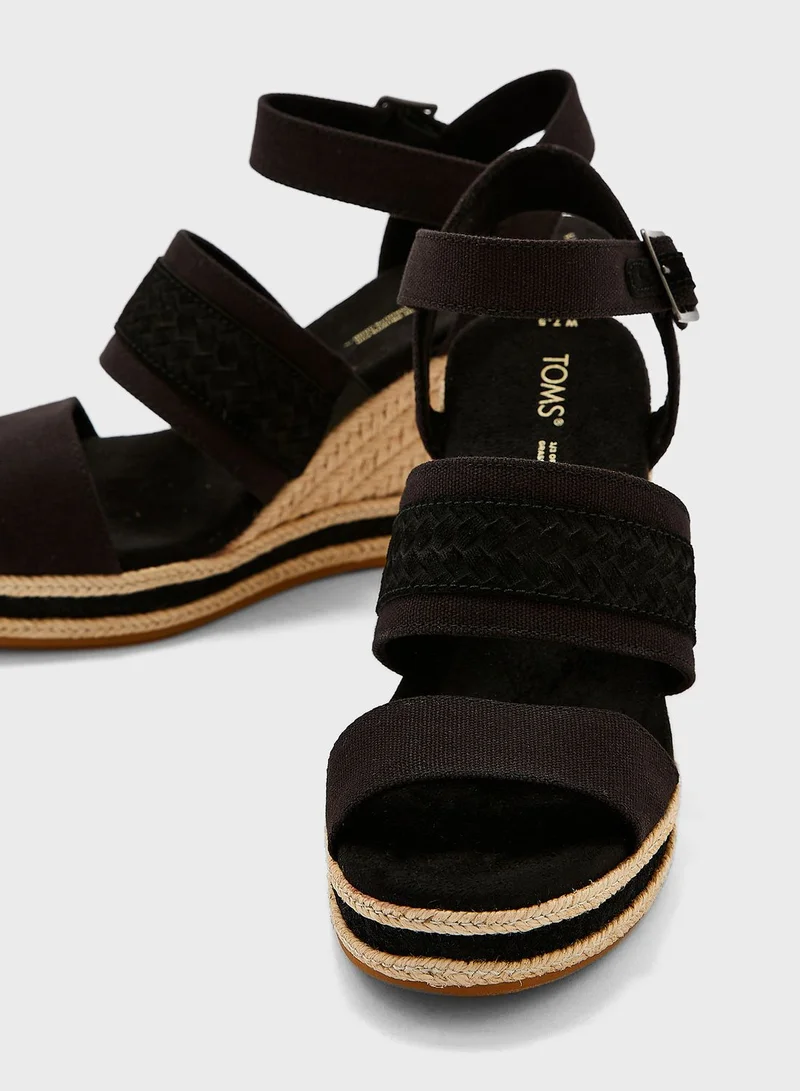 TOMS Ankle Strap High Heel Sandals