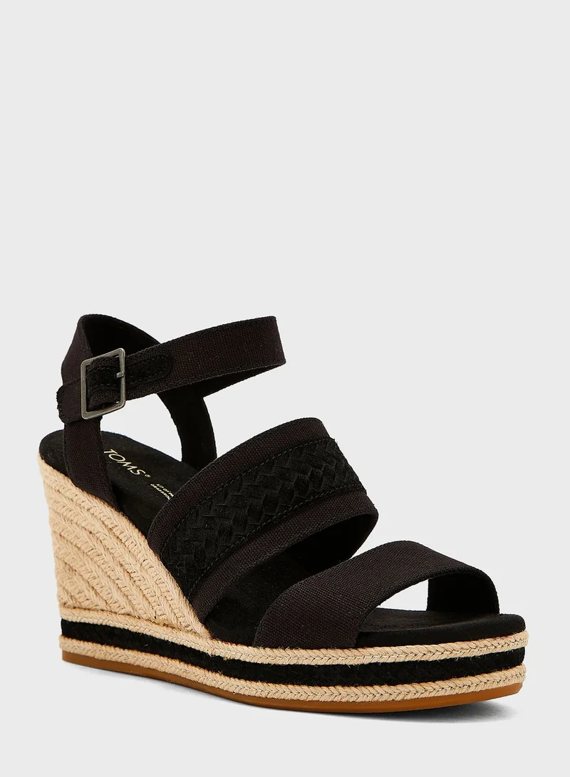 TOMS Ankle Strap High Heel Sandals
