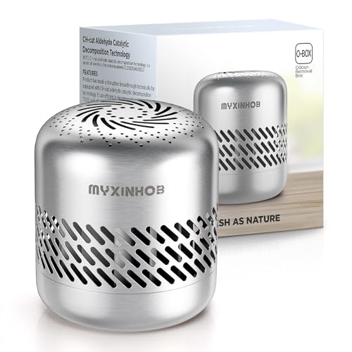 MYXINHOB Longlasting Refrigerator Deodorizer For Odor Remove Fridge Deodorizer For Smell Remove Light Grey - Image 2