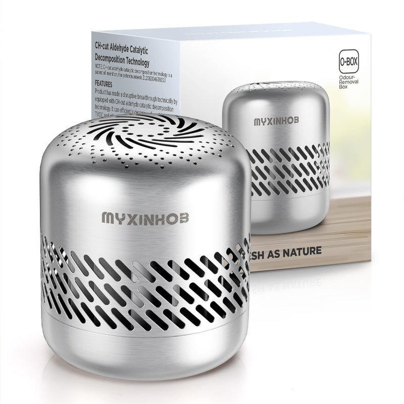 MYXINHOB Longlasting Refrigerator Deodorizer For Odor Remove Fridge Deodorizer For Smell Remove Light Grey - Image 3