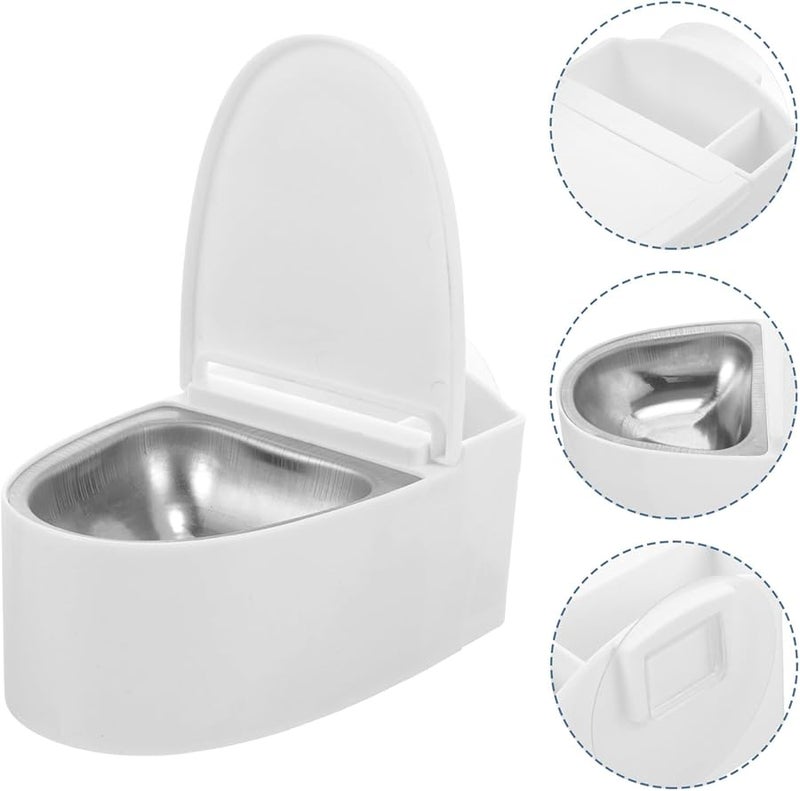 منفذ سجائر معلق على الحائط على شكل مرحاض مع غطاء للحمام والمكتب لتوفير المساحة - Image 4