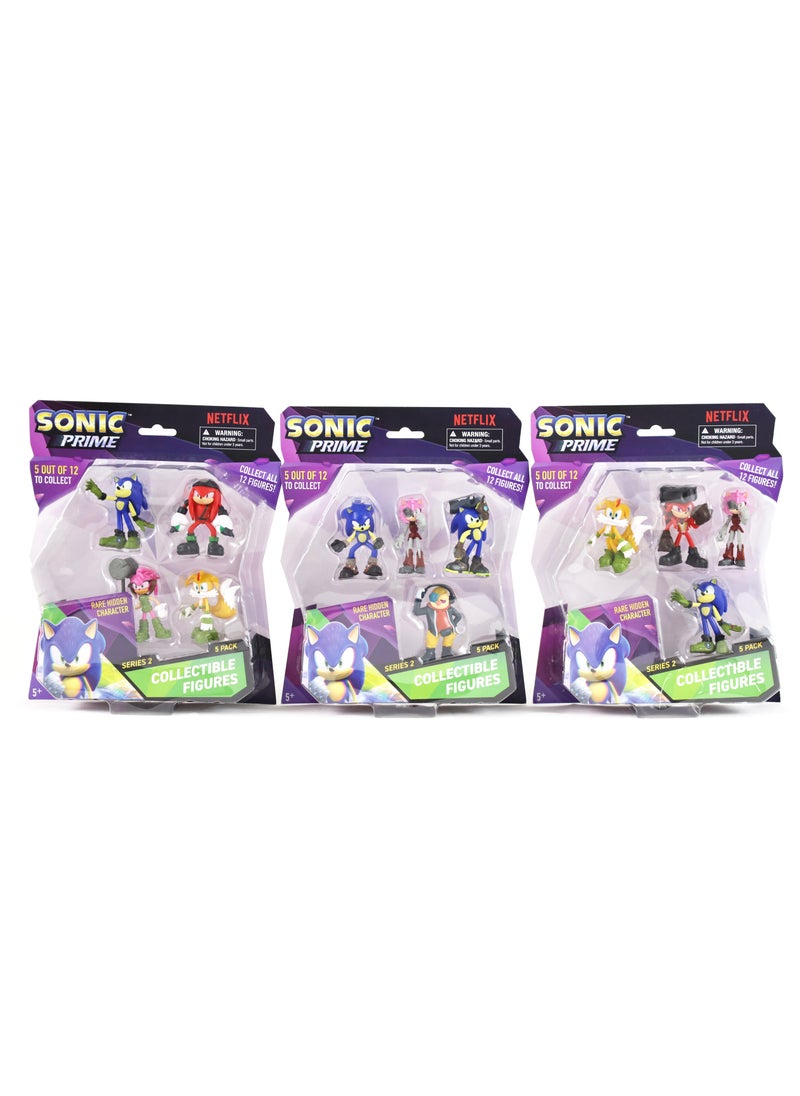 SONIC Sonic Figure Blister 5-in-1 Pack, Assorted 1 Piece (Style & Color May Vary) | Collectible Figure | Action Figure | Perfect Gift for Kids and Collectors  - Image 1
