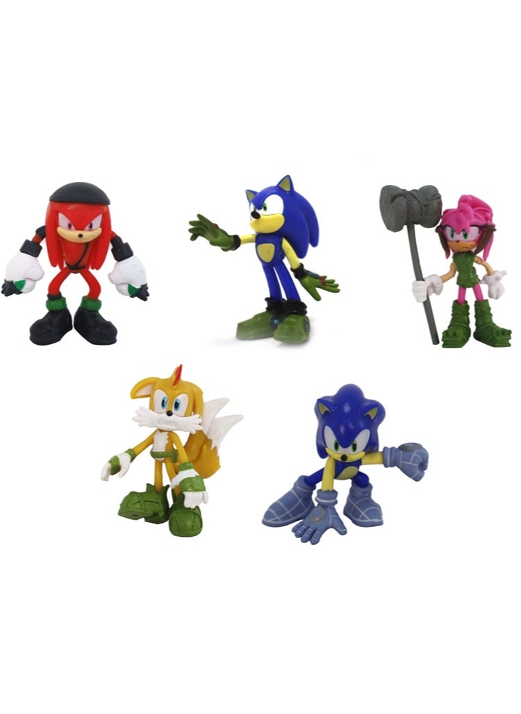 SONIC Sonic Figure Blister 5-in-1 Pack, Assorted 1 Piece (Style & Color May Vary) | Collectible Figure | Action Figure | Perfect Gift for Kids and Collectors  - Image 2
