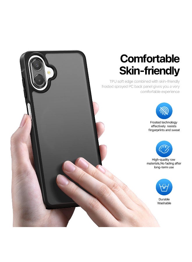 DUX DUCIS Yind Series Cover for the Samsung Galaxy A07 4G mobile phone a slim, TPU Hybrid PC  cover made of TPU, polycarbonate silicone - Black - Image 4