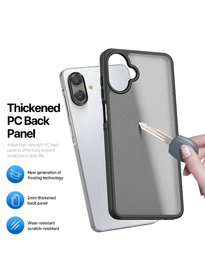 DUX DUCIS Yind Series Cover for the Samsung Galaxy A07 4G mobile phone a slim, TPU Hybrid PC  cover made of TPU, polycarbonate silicone - Black - Image 5