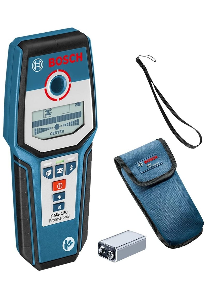 BOSCH - Gms120 Professional Detector For Metal, Wood And Live Cable - Image 1