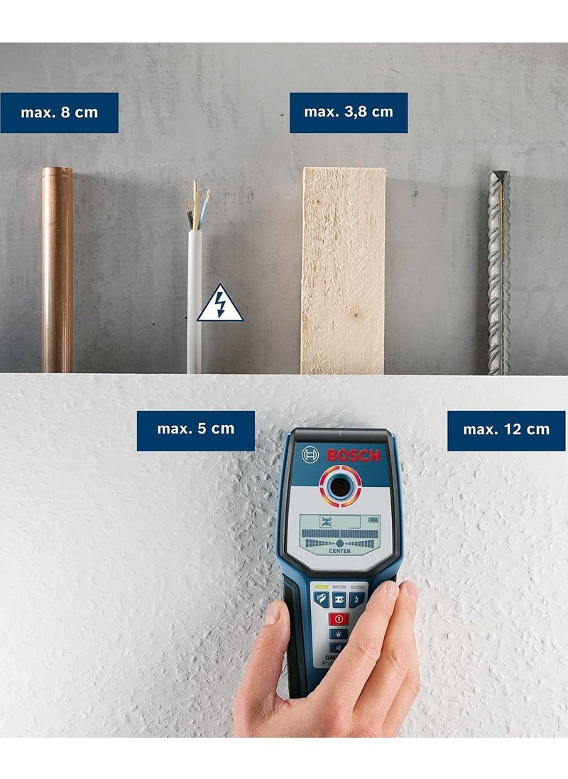 BOSCH - Gms120 Professional Detector For Metal, Wood And Live Cable - Image 1