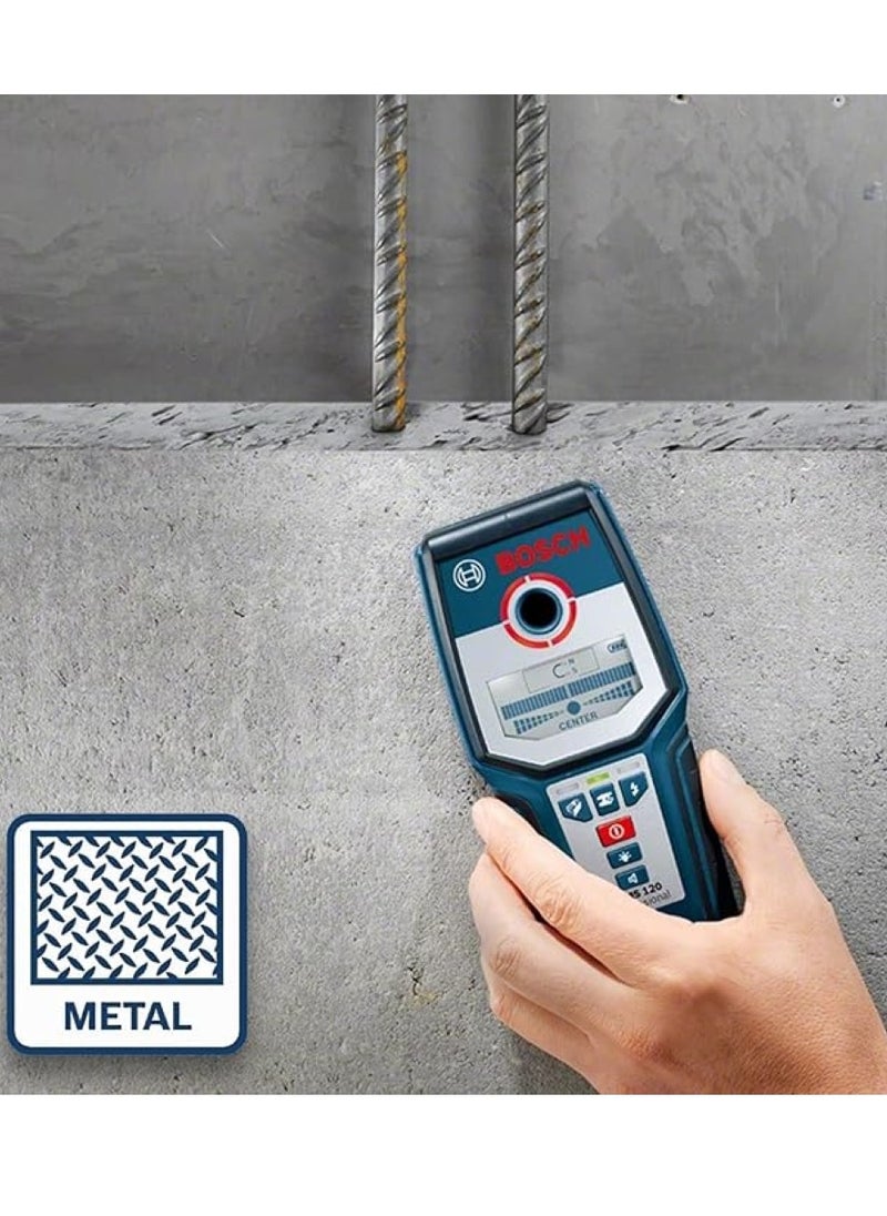 BOSCH - Gms120 Professional Detector For Metal, Wood And Live Cable - Image 1