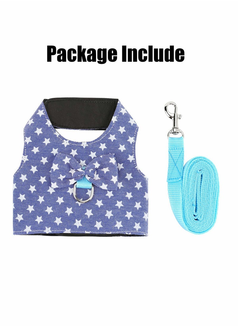 Excefore - Rabbit Harness with Leash Adjustable Cute Vest with Bunny Harness Leash - Image 1