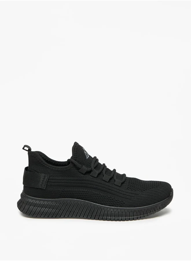 شو اكسبرس Mesh Textured Walking Shoes with Lace-Up Closure