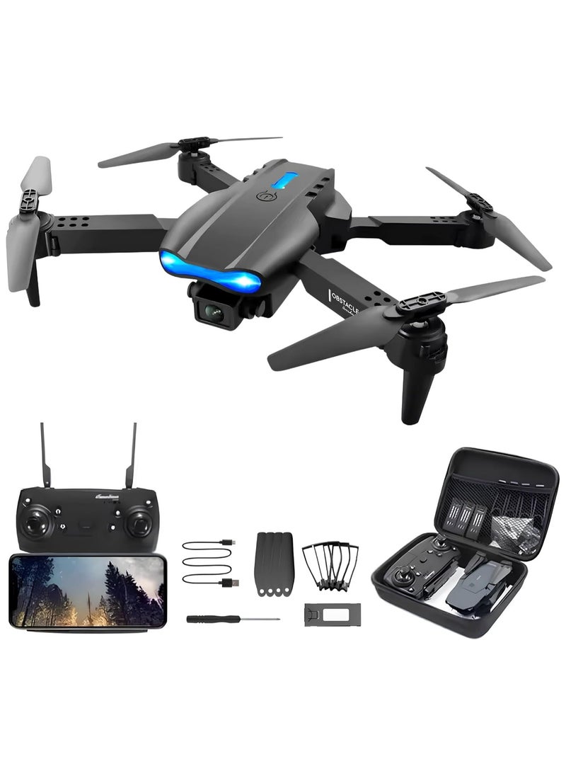 DubaiGallery - Foldable Motor Drone with 2 Cameras 40KM/h MAX Wind Resistant 4 Level 5GHz WIFI FPV Drones with HD Camera RC Quadcopter Drone for Children Adults - Image 1