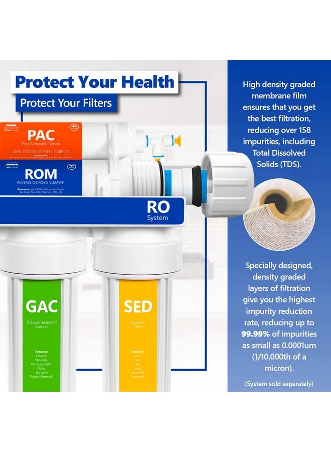 Express Water - FLTMEME50 - Reverse Osmosis Membrane - RO Membrane 50 GPD Water Filter Replacement - Under Sink and Reverse Osmosis System - Image 2
