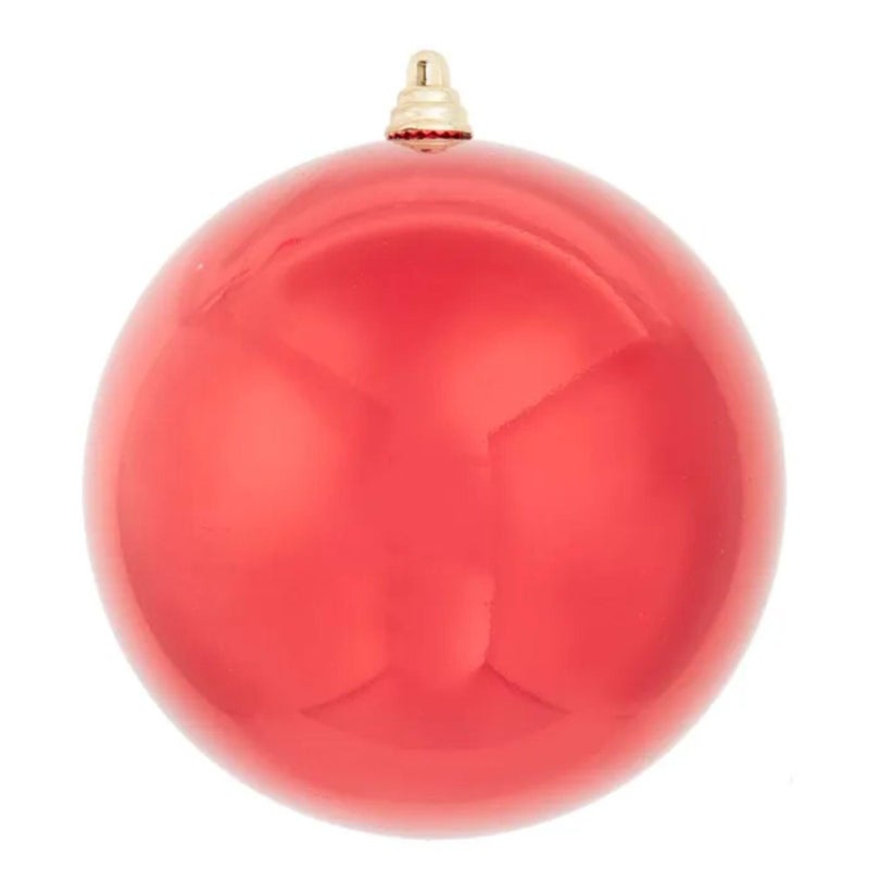 200MM Shatterproof Shiny Red Ball Ornament