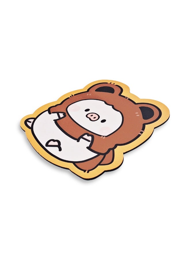 Generic - Cute Cartoon Mouse Pad with Bright and Attractive Colors | Fabric Surface with Non-Slip Rubber Base With Smooth Surface for Precise Control, Durable and Comfortable – Ideal for Gamers, Professionals, and Perfect for Work or Study Setup - Image 1