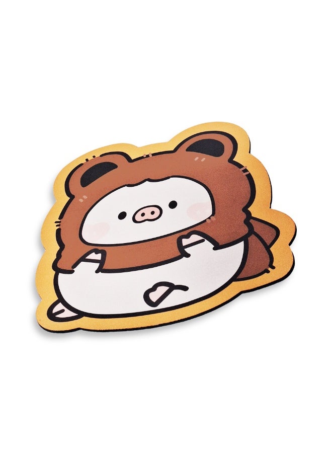 Generic - Cute Cartoon Mouse Pad with Bright and Attractive Colors | Fabric Surface with Non-Slip Rubber Base With Smooth Surface for Precise Control, Durable and Comfortable – Ideal for Gamers, Professionals, and Perfect for Work or Study Setup - Image 1