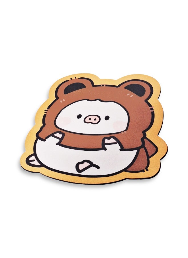 Generic - Cute Cartoon Mouse Pad with Bright and Attractive Colors | Fabric Surface with Non-Slip Rubber Base With Smooth Surface for Precise Control, Durable and Comfortable – Ideal for Gamers, Professionals, and Perfect for Work or Study Setup - Image 1