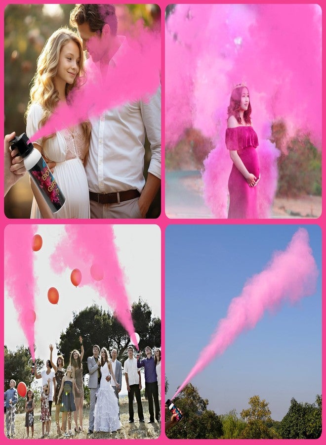 WITOROR Gender Reveal Fire Extinguisher 2 Pack, Gender Reveal Decor, Baby Girl Reveal Party Ideas 100% Biodegragable for Party Decorations（Pink） - Image 5
