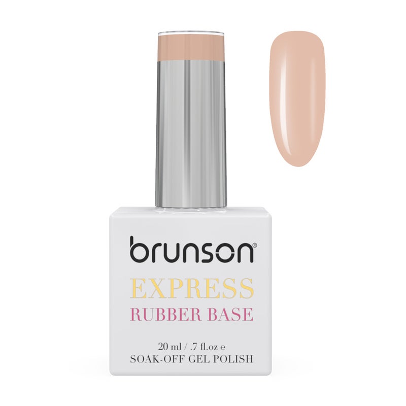 brunson TPO free Rubber Base Gel polish 20ml Soak Off Base Coat for Nail Strengthening Long Lasting Gel Polish Base for Chip Free Shine Brittle Nails UV Rubber base Russian manicure Non Yellowing salon manicure - Image 1