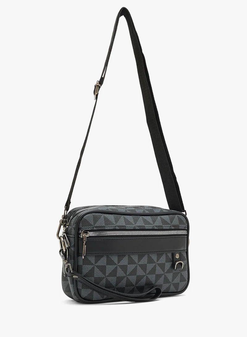 Robert Wood Printed Casual Crossbody Mesenger Bag