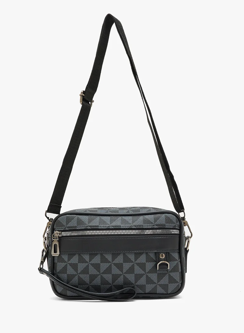 Robert Wood Printed Casual Crossbody Mesenger Bag