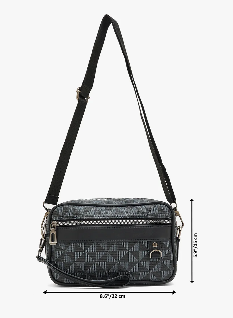 Robert Wood Printed Casual Crossbody Mesenger Bag