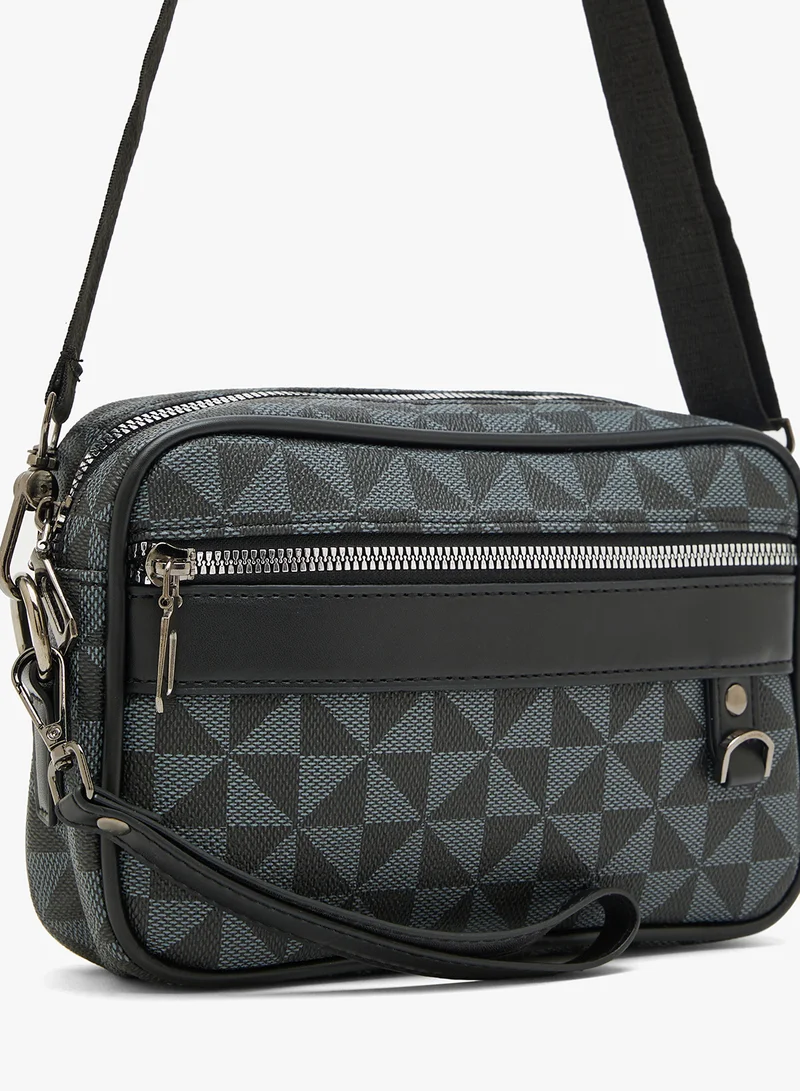 Robert Wood Printed Casual Crossbody Mesenger Bag