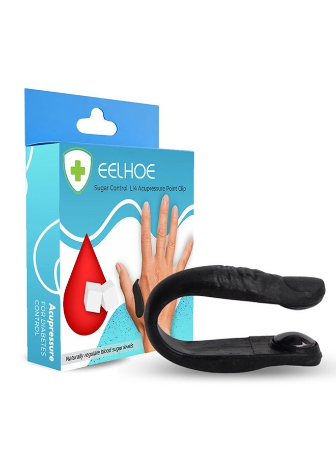 EELHOE Acupressure Point Relaxation Clip for Headache Relief & Stress Alleviation, Flower-Shaped Wearable Hand Pressure Tool for L14 Acupoint, Portable Wellness Aid - Image 1