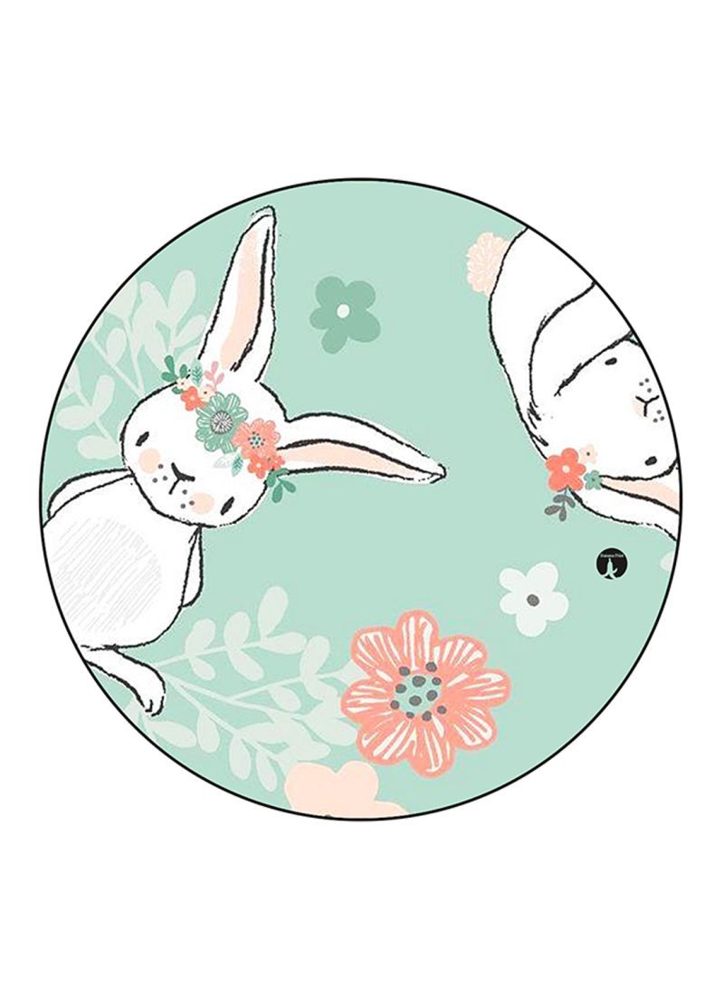 RKN Rabbits Printed Mouse Pad Multicolour