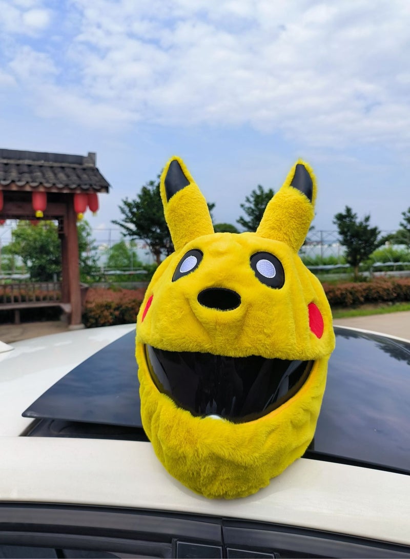 عام غطاء خوذة دراجة نارية، هدايا ممتعة للرجال والنساء، إكسسوارات خوذة دراجة نارية لطيفة من الرسوم المتحركة للرحلات الممتعة والهدايا (الخوذة غير متضمنة) - Image 3